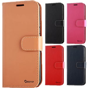 갤럭시A 네오탑 4포켓 다이어리 가죽 지갑 케이스 네이비, 갤럭시A30