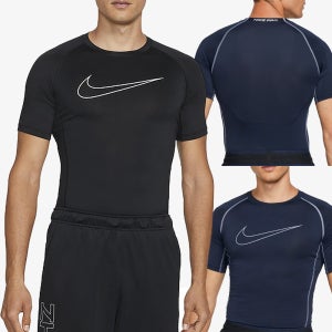나이키 프로 반팔 티셔츠 드라이핏 타이트핏 운동 런닝 블랙 DD1993-010, 451