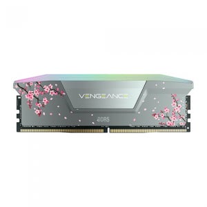 CORSAIR DDR5-6000 CL30 VENGEANCE RGB 체리블라썸 에디션 패키지 (32GB(16Gx2))