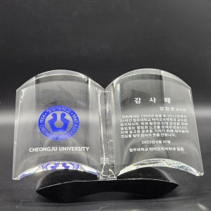 교수님 감사패 /학위패(크리스탈 )