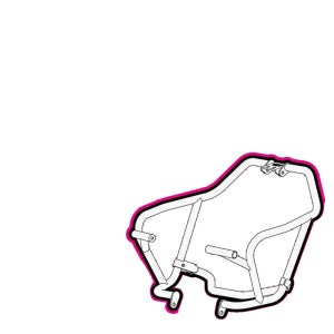 CFMOTO 450MT 튜닝 스테인레스 스틸 어퍼가드 범퍼 프레임 가드 LH0778(블랙)