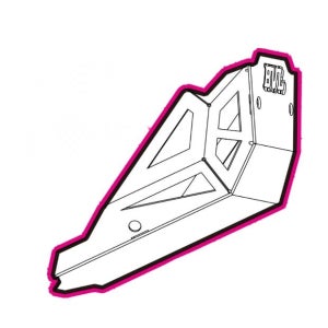 CFMOTO 450MT 튜닝 알루미늄 합금 강화 언더커버 하부 가드 플레이트 BL7541(실버)