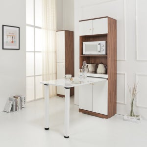 그레이스 1800 식탁 렌지대 주방 수납장 키큰 틈새 다이 선반 전자렌지 밥통