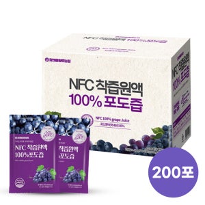 참앤들황토농원 착즙 100% 포도즙 50포, 4개
