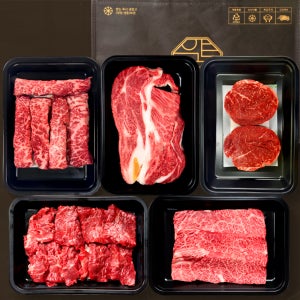 투뿔한우 시그니처 S 1.6kg 세트 한우선물 마장동 소고기 구이용 투뿔 등심 채끝 안심 정육 설날 추석 명절 시그니처, 1.6kg, 1개