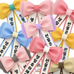 강아지화환 아기화환 강아지 고양이 생일 모자 파티 세트 리본 파티모자 가랜드 이벤트