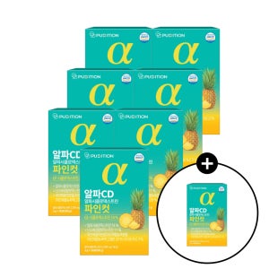 퓨디션 고함량 알파CD 알파시클로덱스트린 파인컷 알파시디 분말 파인애플맛 30포, 8개