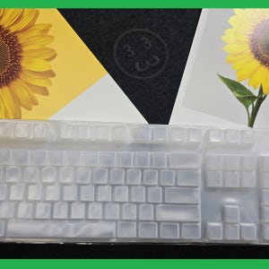 마이크로닉스 MANIC K735 키스킨 104키 고탄력 고급 TPU 방수 키보드 커버 [3x3]