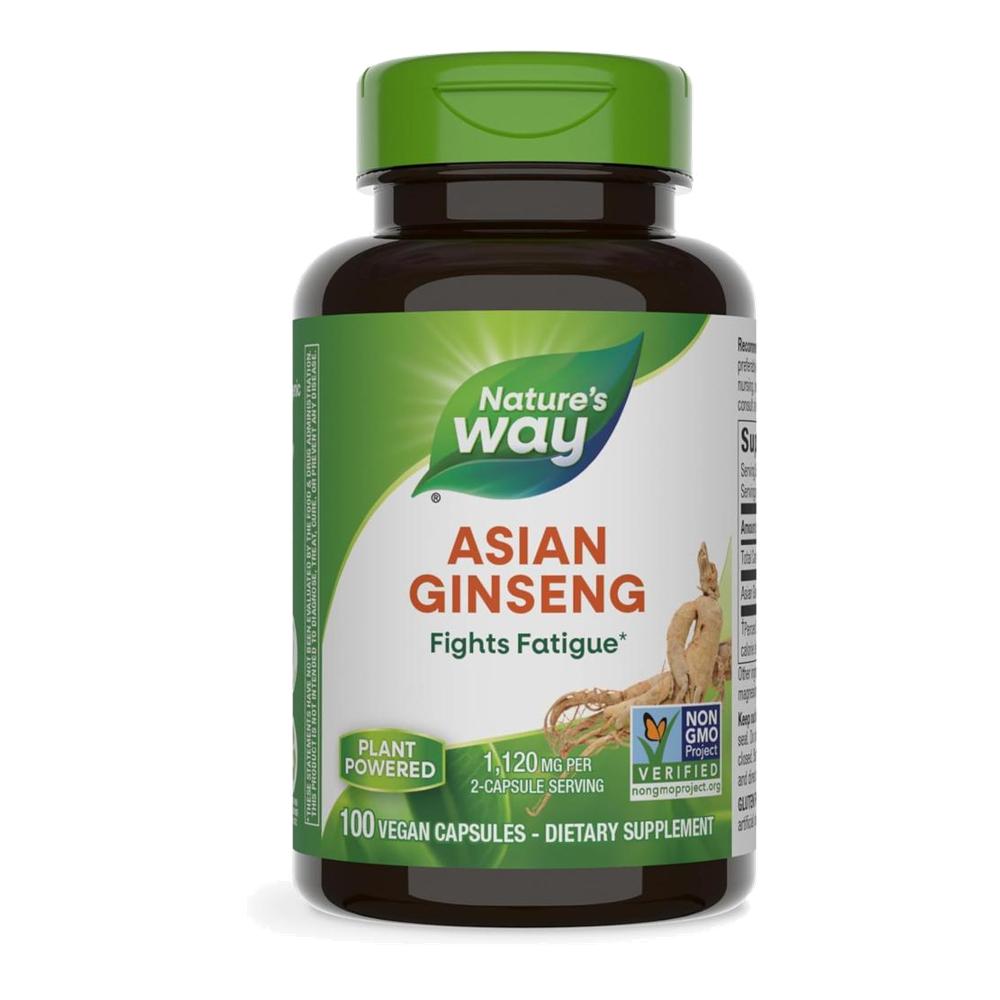 <b>네이처스웨이</b> 프리미엄 아시안 진생 인삼 캡슐 100정 <b>Nature’s Way</b> Premium Herbal Asian Ginseng