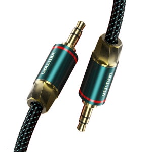 벤션 은도금코어 3.5mm 스테레오 TRS AUX 케이블 BAY 1m, 1개