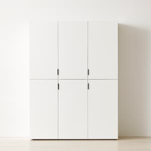 높은 다용도 베란다 수납장 거실 틈새 베란다장 옷 1200 400 1600, 4단, 화이트