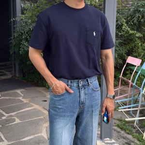 폴로 랄프로렌 헤비웨이트 클래식핏 포켓 반팔티셔츠 ( 2 Color )