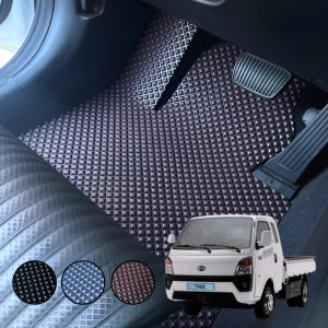 BYD T4K 전용 발매트 에르블록 고무 카매트 방수 발판 1열 운전석+조수석 맞춤제작