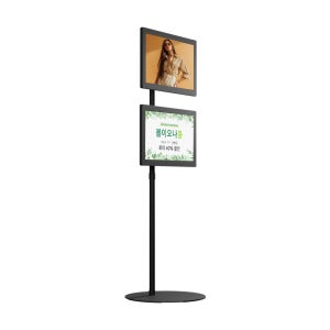 카멜 DID 디지털 사이니지 듀얼 광고용스탠드 패키지 PF2410IPS + PSB27D