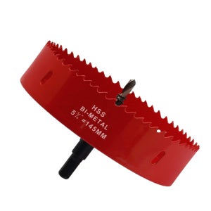 바이메탈 목공 홀쏘 145mm 홀커터 매립등 설치 석고보드 SMC 천장타공 홀컷터 목재