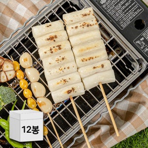 쿠즈락 쌀떡꼬치 1.3kg x12봉지 총 120개 치킨집 호프 분식 사이드 메뉴