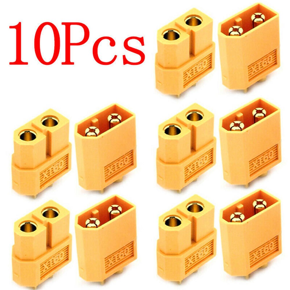 플러그 커넥터 총알 택시 XT60 배터리 남성 여성 LIPO 전기 와이어 10 RC 방수 1pcs