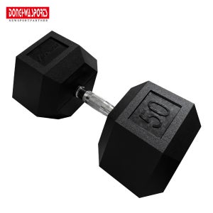 포스 TPU 6각 크로스핏 덤벨 50kg