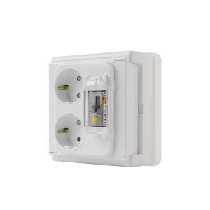 현대 고용량 노출 콘센트 누전 차단기 멀티탭 2구