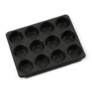 엘케이 높은 머핀틀 12구 국산 양면코팅팬 홈컵