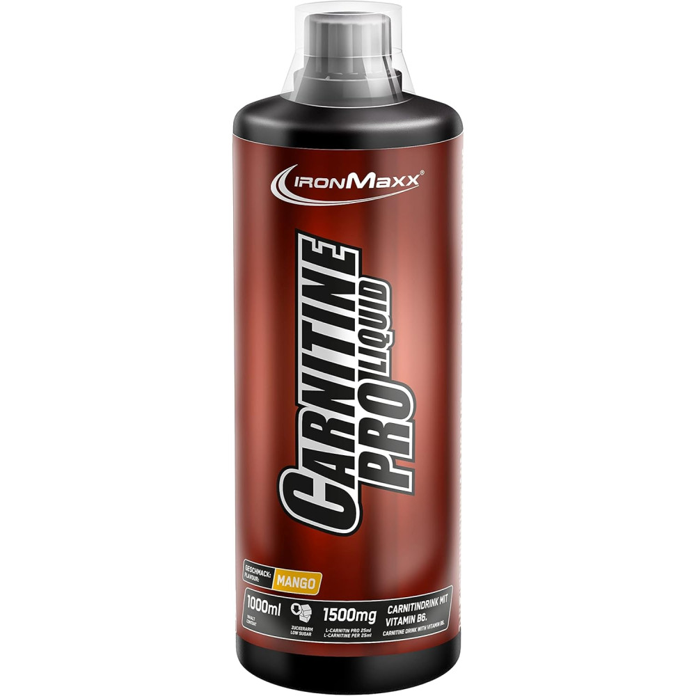 IronMaxx <b>아이언맥스 카르니틴</b> 프로 리퀴드 액상 카르니틴 1000ml 망고맛