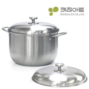 키친아트 인덕션 곰솥 스텐304 인덕션용 큰솥 들통냄비 32cm
