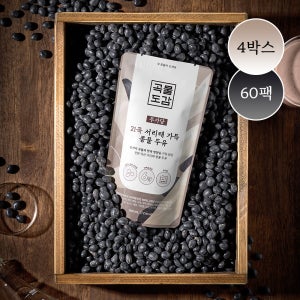 곡물도감 국산 무가당 21곡 서리태 가득 콩물두유 180ml, 60개
