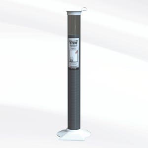 일체형 당겨바 종이컵 수거함 블랙