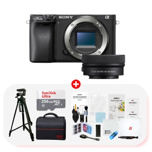 소니 A6400 16502 렌즈킷 ILCE-6400K 256GB 프리미엄 13종패키지 블랙