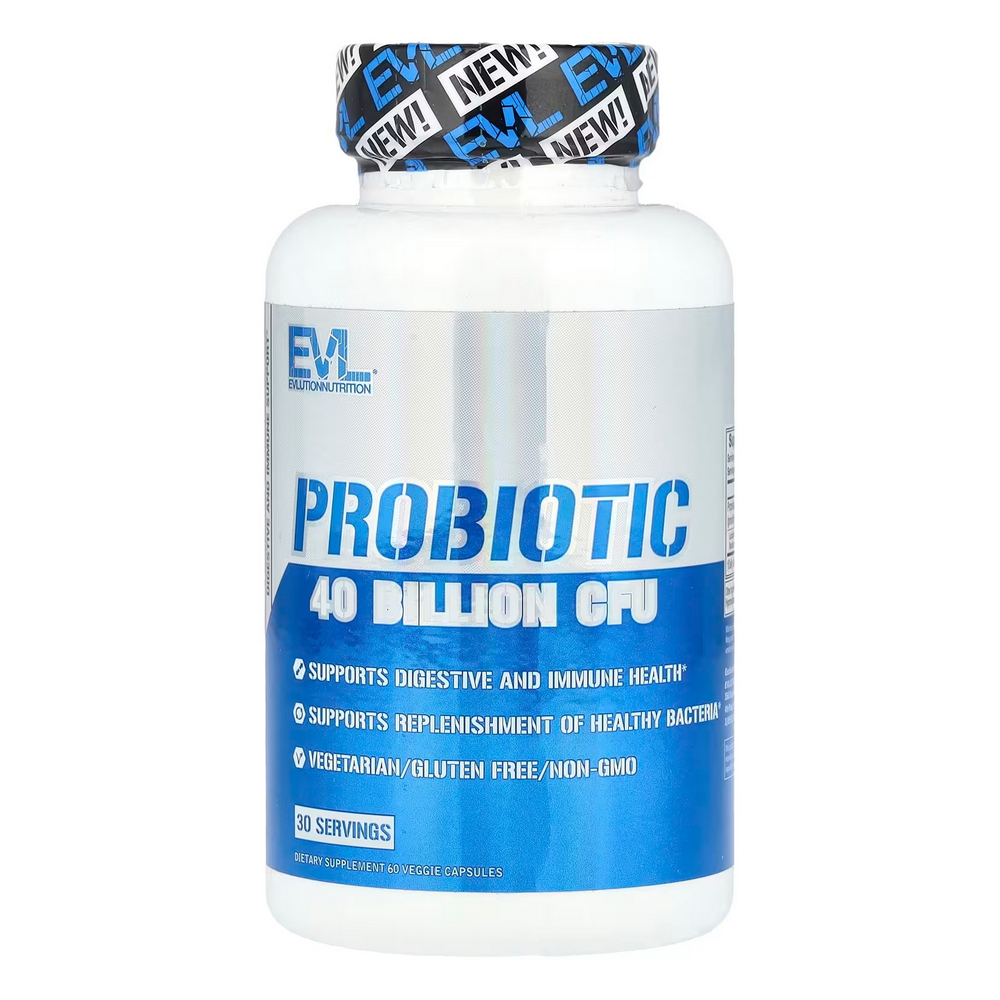 EVLution뉴트리션 <b>프로바이오틱스 400억</b> CFU 60베지테이블캡슐