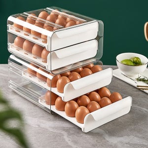계란 트레이 2단 32구 냉장고정리트레이 계란보관함