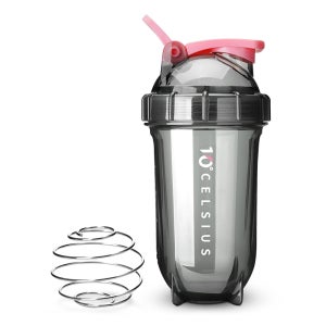 10도씨 트라이탄 불릿 쉐이커 휴대용 손잡이형 피트니스 헬스 물통 500ml, 스모키