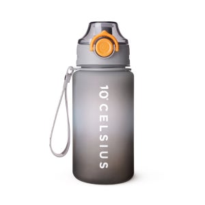 10도씨 레인보우 트라이탄 스포츠 보틀 스트랩 손잡이 물병 물통 600ml, 그레이