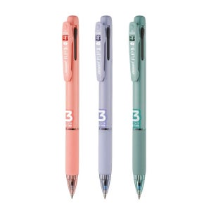 모나미 플립3 FLIP3 3색 볼펜 멀티펜 0.7mm 파파야