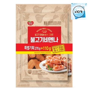 동원 불고기 비엔나 270g+110g x 10팩 대용량