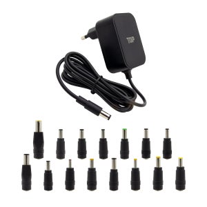 HDTOP DC 24V 1A 어댑터 블랙 1.5M 15종 젠더 HT-AD177