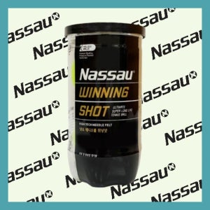 낫소 위닝샷 테니스공 2개입, 1개