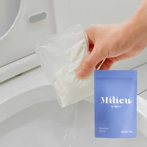 밀리유 변기클리너 120g 4개입 발포 거품 변기세정제 곰팡이제거 물때
