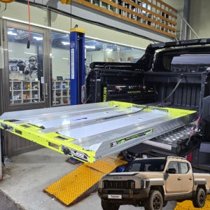 기아 타스만 적재함 판도라 슬라이딩베드 사이드렉 튜닝 적재함에 올라지 않고 물건꺼내기 쉬운