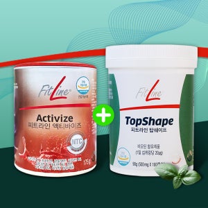 [날씬통+산소통] 독일피엠 PM쥬스 피트라인 피엠 탑쉐이프 탑세이프 1통 + 액티바이즈 액티바이저 1통 + 리스토gift