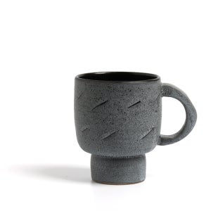 [국산] SURA 수라도자기 빗소리 핸드메이드 도자기 머그컵 350ml 집들이 선물용 커피잔