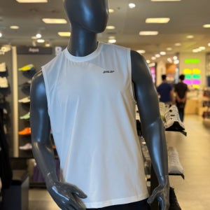 밸롭 라인업 슬리브리스 래쉬가드 화이트 BC2WSTM001OW