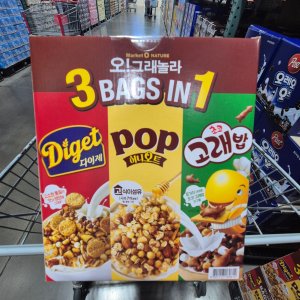 오 그래놀라 믹스 3팩 1080g(다이제,팝,초코고래밥) 코스트코 대용량 콘프레이크 씨리얼