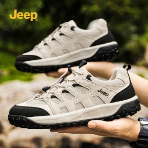 JEEP 지프 남성 신발 2025 가을 시즌 운동화 아버지 신발 외출 도보 복고 등산 신상 캐주얼 남성 신발 A