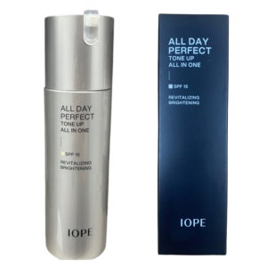아이오페 맨 올데이 퍼펙트 톤업 올인원 커버 로션 크림 비비 120ml SPF15