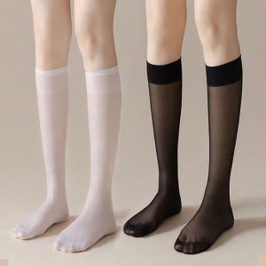비침스타킹 밴드반스타킹 학생룩 교복코디 여스타일