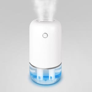 무선 미니 탁상용 차량용 무소음 무드등 듀얼필터 가습기 CWH-W2000