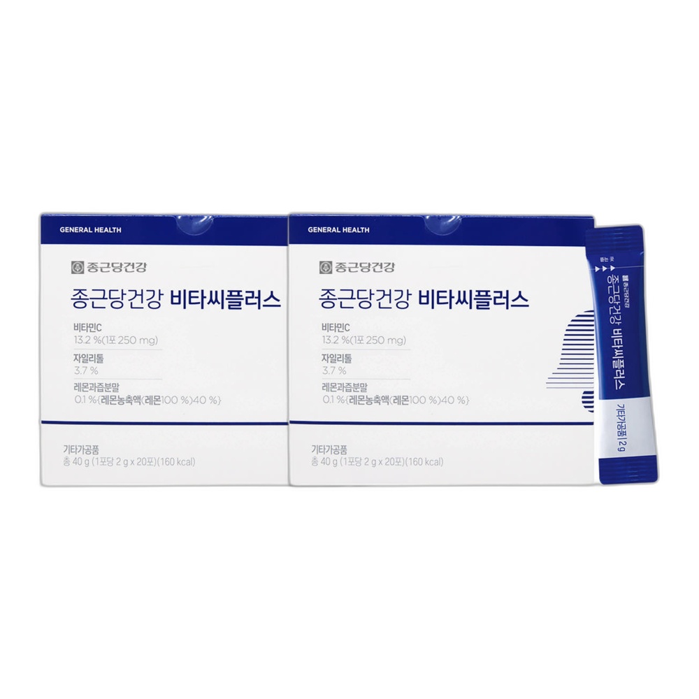 종근당건강 비타씨플러스 종근당<b>비타민c</b> 가루 <b>비타민c</b>5000 200포, 2개