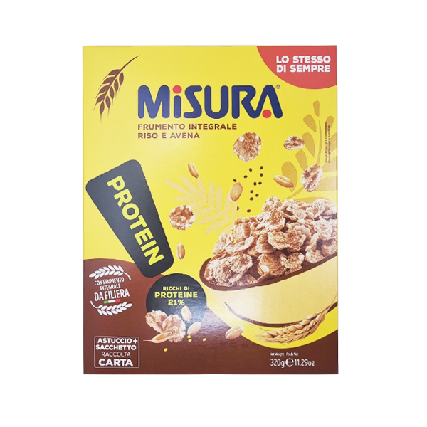 미주라 통밀 프로틴 플레이크 시리얼 320g / 다이어트 식사대용 여름준비