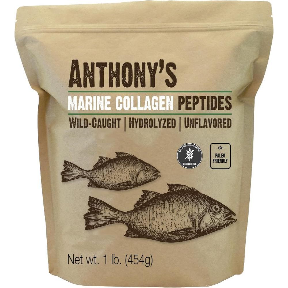 Anthony s <b>하이드롤라이즈드 마린 콜라겐 펩타이드</b> 무향 1파운드